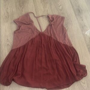 Women's Rust Sleeveless Top